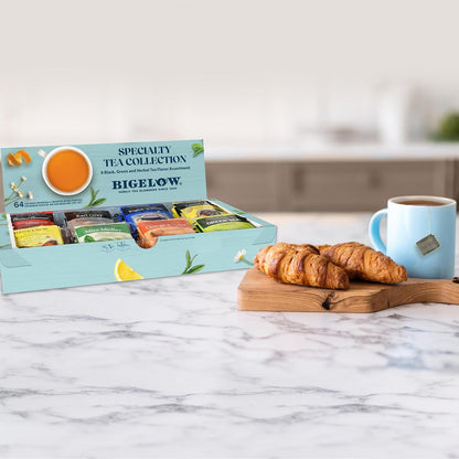 Company Products - Tea Tray Pack, 8 Assorted Teas, 64/BX - Sold as 1 BX - Tea Bags Are Individually Wrapped. | Green, Black, & Herbal with English Teatime, Constant Comment, Lemon Lift, Earl Grey, Cozy Chamomile, Orange Spice & Mint3