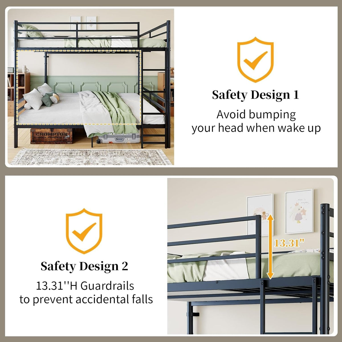queen-over-queen-metal-bunk-bed-with-ladder-and-high-guardrails-convertible-into-2-queen-beds-770-lbs-bottom-550-lbs-top-capacity-heavy-duty-slat-support-no-box-spring-needed