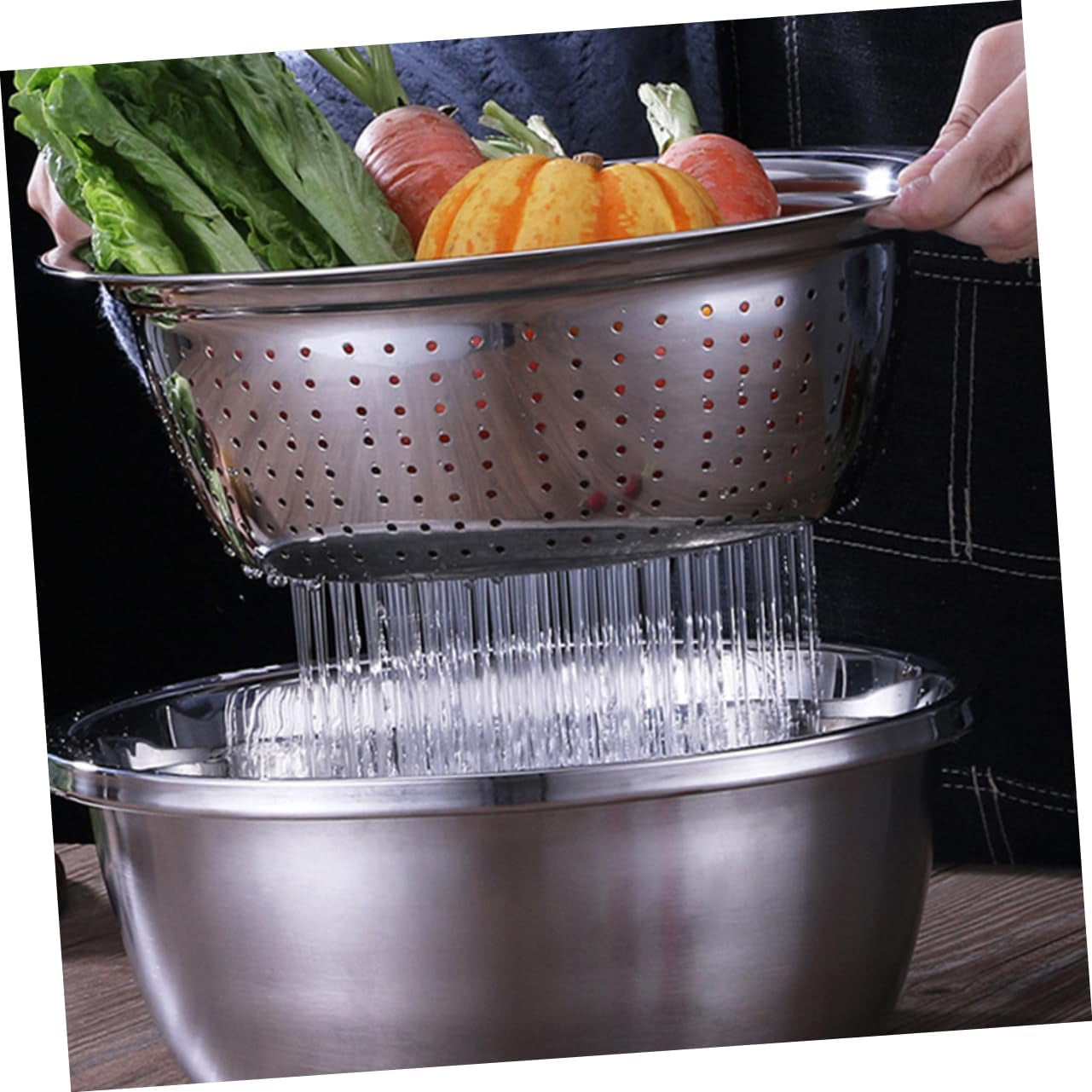 3pcs-stainless-steel-vegetable-slicer-peeler-set-grater-basin-slicing-patterns-easy-to-clean