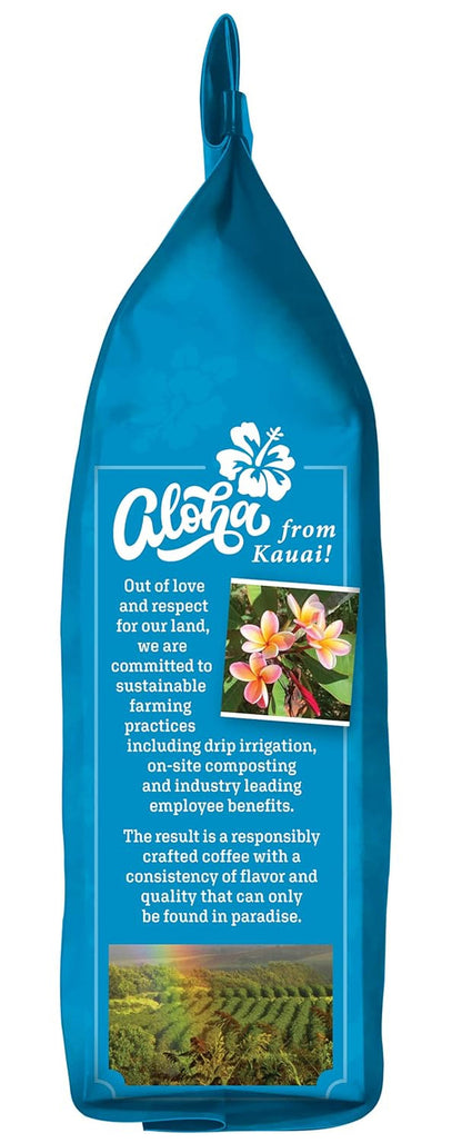 Whole Bean Coffee - Koloa Estate, 10 Oz Bag | Medium Roast, Smooth, Non-Bitter Pure Arabica, Grown on Hawaii'S Largest Coffee Farm, Light Floral Notes & Bright Aroma10