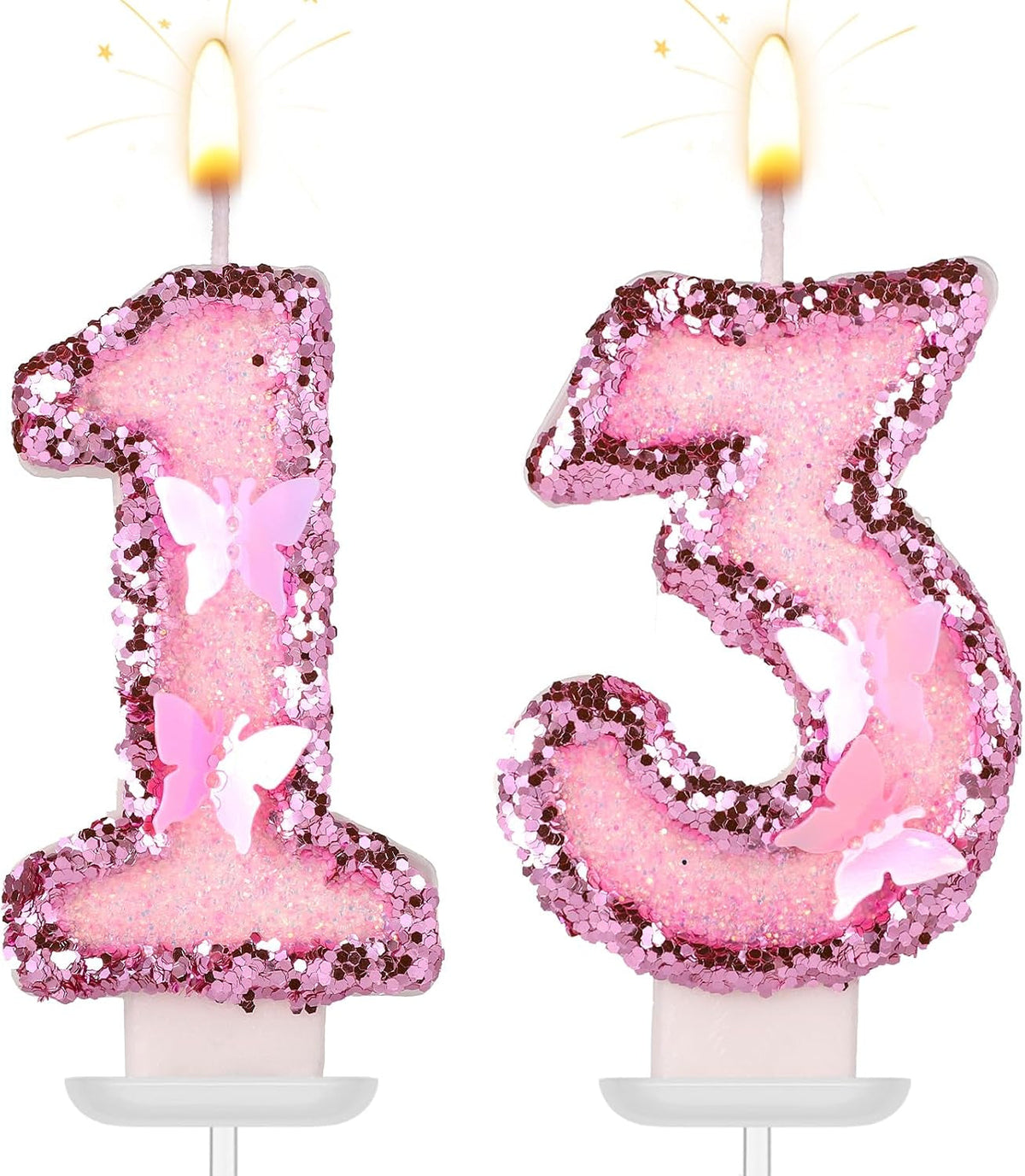 girl-birthday-number-13-candle-2-95in-glitter-butterfly-pink-sequin-candle