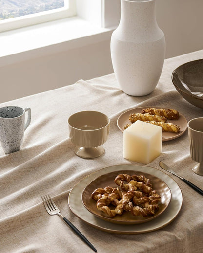 52"X70" Rectangular Tablecloth Only for Small Dining Table, Natural4