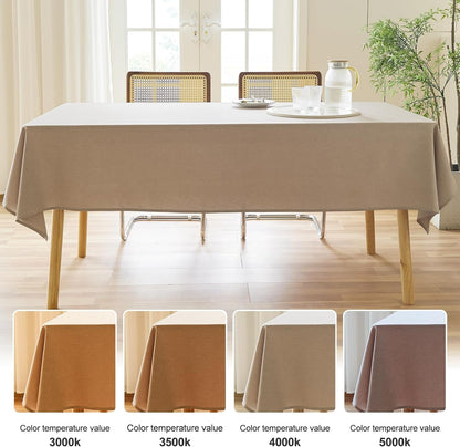 Textured Table Cloth Rectangle 52X70 Inch for Home Kitchen Decor5