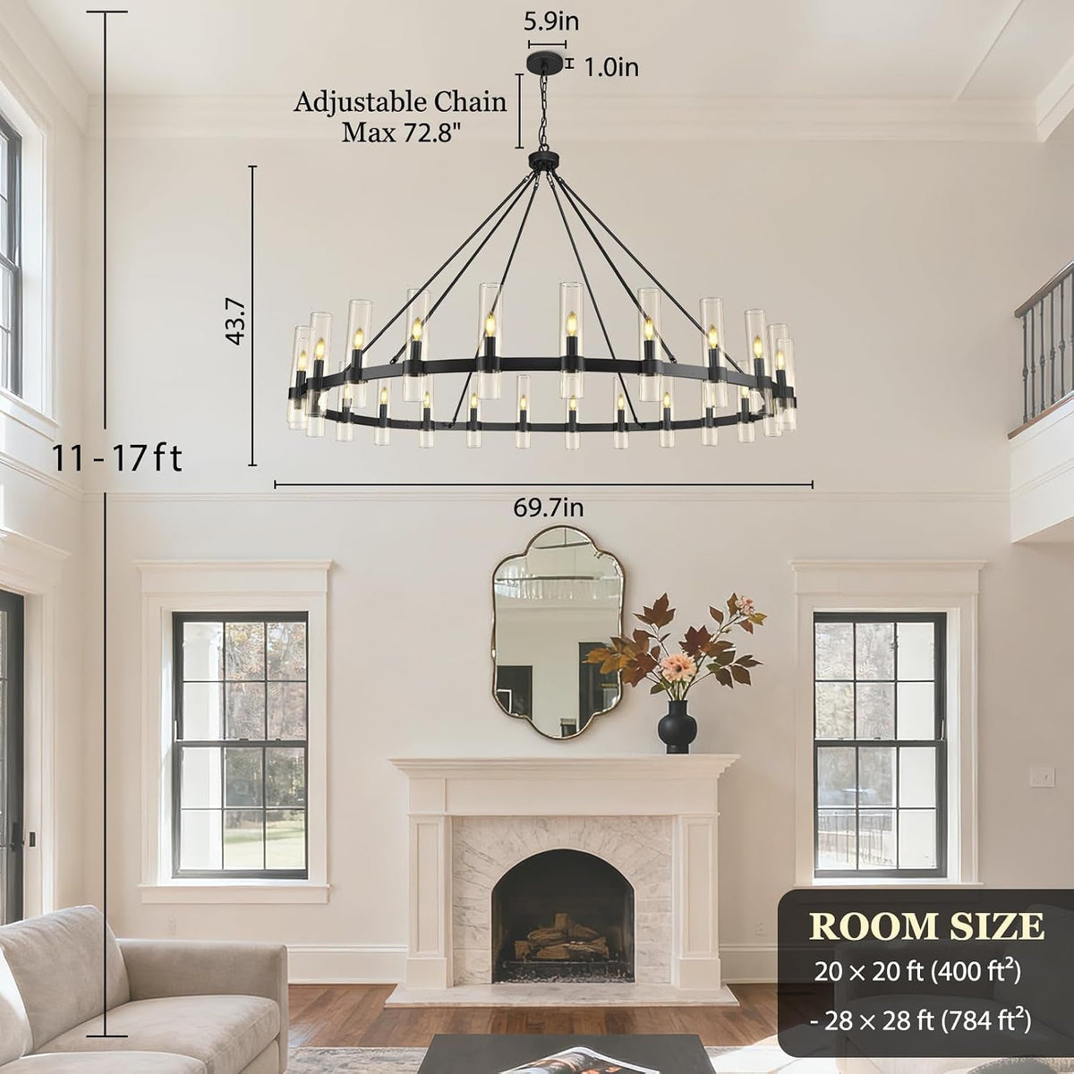 70-24-light-black-wagon-wheel-chandelier-for-high-ceilings-living-room