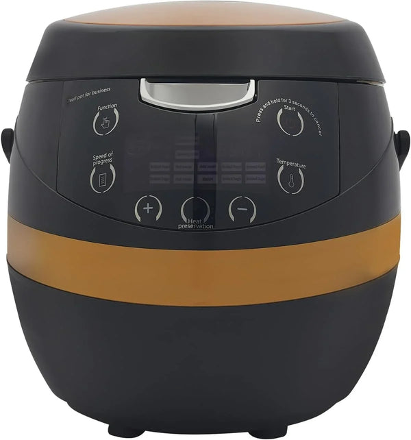 110V 8L Commercial Boba Cooker, 1200W Digital Touch Tapioca Pearl Cooker with 0-12H Timer & Auto 6H Keep Warm, Non-Stick Three-Layer Pot Anti-Overflow Pressure Valve for Milk Tea Shop Cafe1