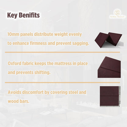 Brown Bunkie Board(76X80) under Mattress Support, Breathable, Anti-Sag2