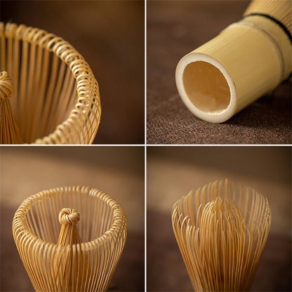Matcha Whisk - Bamboo Whisk for Matcha Powder, Handcrafted Organic Traditional Japanese Chasen, 100-Prong Matcha Stirrer Wisk Mixer Brush for Authentic Tea Preparation5
