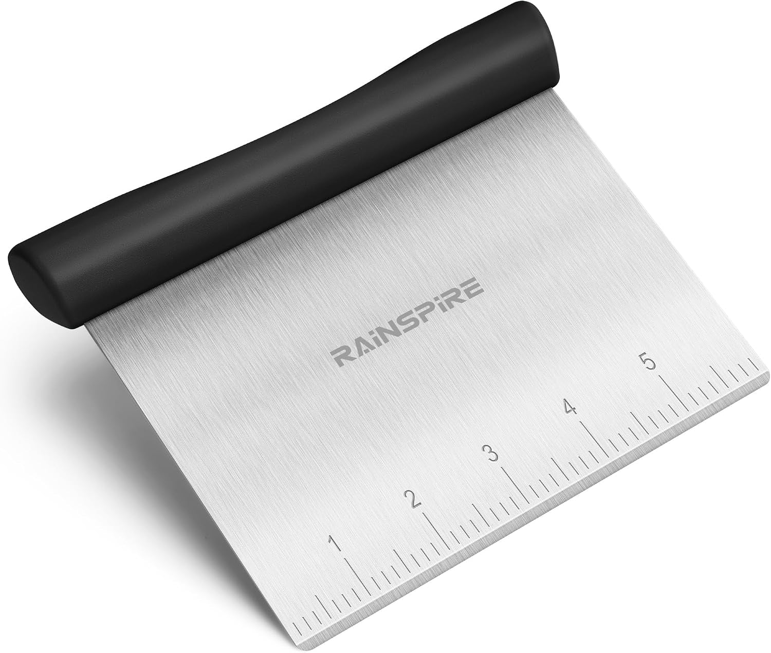 multi-purpose-stainless-steel-bench-scraper-dough-blender-pastry-cutter-dishwasher-safe-measurement-marks-non-slip-comfortable-handle-dough-scraper-food-chopper-for-bread-baking-supplies-black