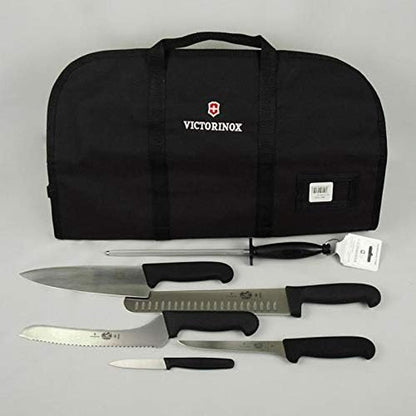 Victorinox Forschner 7 Pc Fibrox Deluxe Culinary Knife Roll Set,Black5