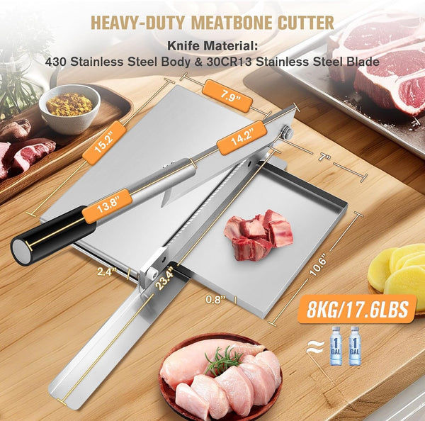 Manual Meat Bone Cutter Rib Slicer with 16 Inch Knife (KD0298)3