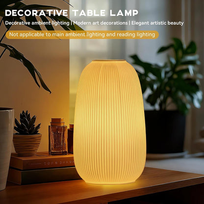 9.5" Decorative Ceramic Table Lamp Living Room,Bedroom,Corded,Bulb Included2