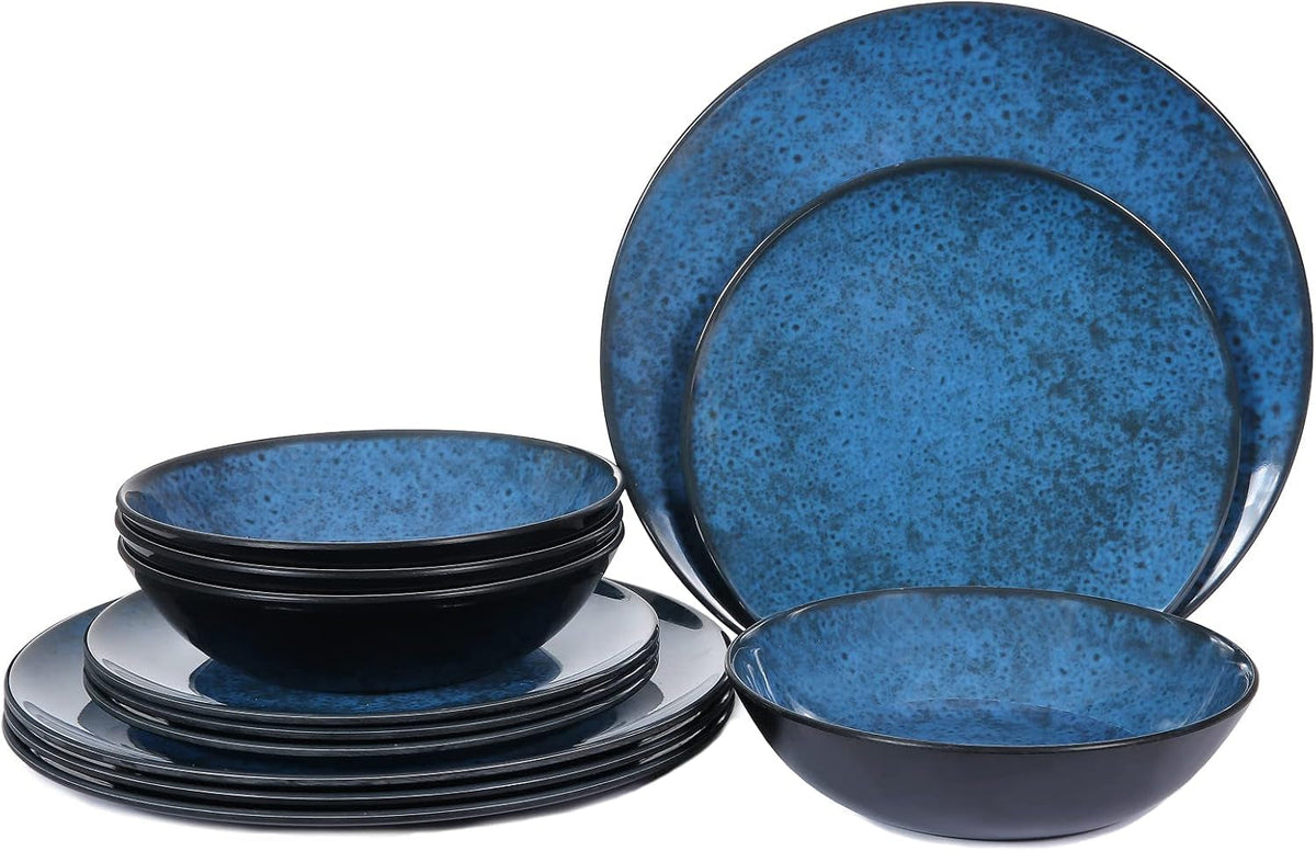 12pcs-melamine-dinnerware-sets-blue-melamine-plates-and-bowls-set-for-4