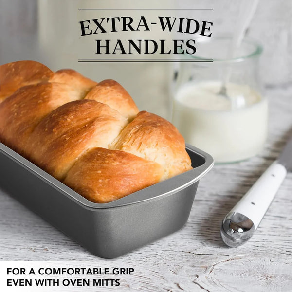 Extra Large Bread Pan, 13" X 5" Long Loaf Pan, Nonstick Baking Pan, Rectangular Loaf Tin, Set of 24