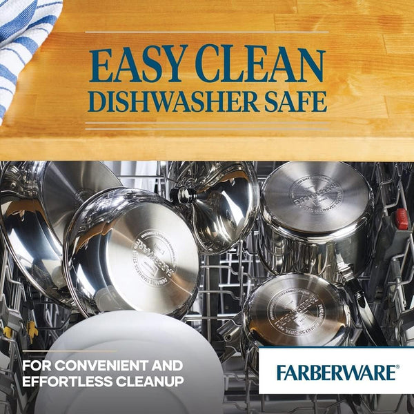 Classic Series Nonstick Stainless Steel Cookware Set, Pots and Pans Set, 15-Piece3