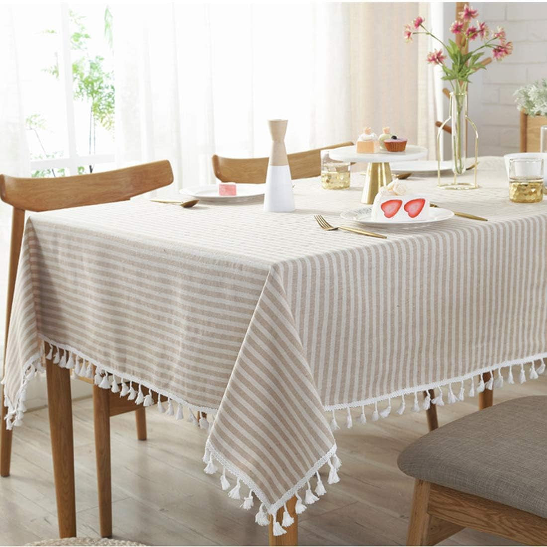 stripe-tassel-tablecloth-cotton-linen-stain-resistant-dust-proof-table-cloth-cover-for-kitchen-dinning-tabletop-decoration-rectangle-oblong-55-x-79-inch-beige