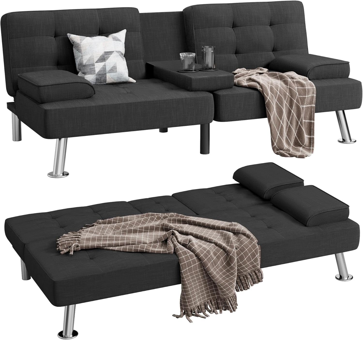 convertible-folding-futon-sofa-bed-upholstered-sleeper-loveseat