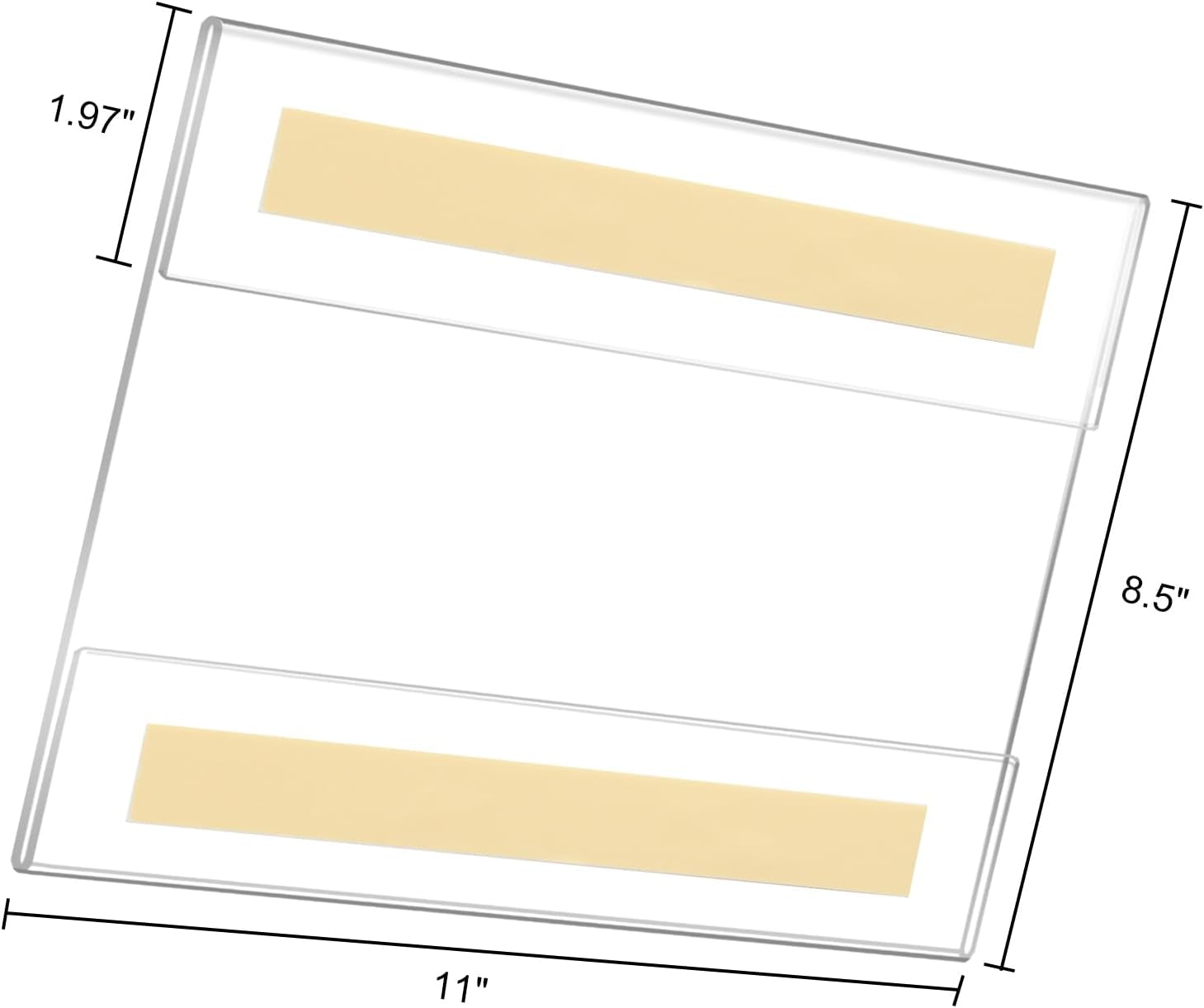 8-5x11-acrylic-picture-frames-set-of-6-clear-photo-frame-for-wall-with-tape-clear-picture-photo-frames-8-5x11-for-home-school-office-horizontal