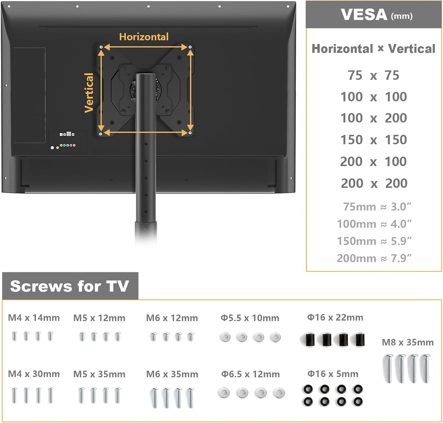 tv-floor-stand-for-13-50-inch-lcd-led-flat-curved-panel-screen-tvs-up-to-44-lbs-height-adjustable-tv-stand-mount-with-vesa-200x200-portable-tv-stand-for-bedroom-dorm-room-office-tilting-and-rotating-mount-portrait-to-landscape-height-adjustable-portable-tv-stand-for-bedroom-dorm-room-office