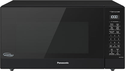 Panasonic NNST75LBC Family Size Genius Cyclonic Inverter 1200 W Microwave Oven, 15 Auto Cook Menus, Child Lock, Black1