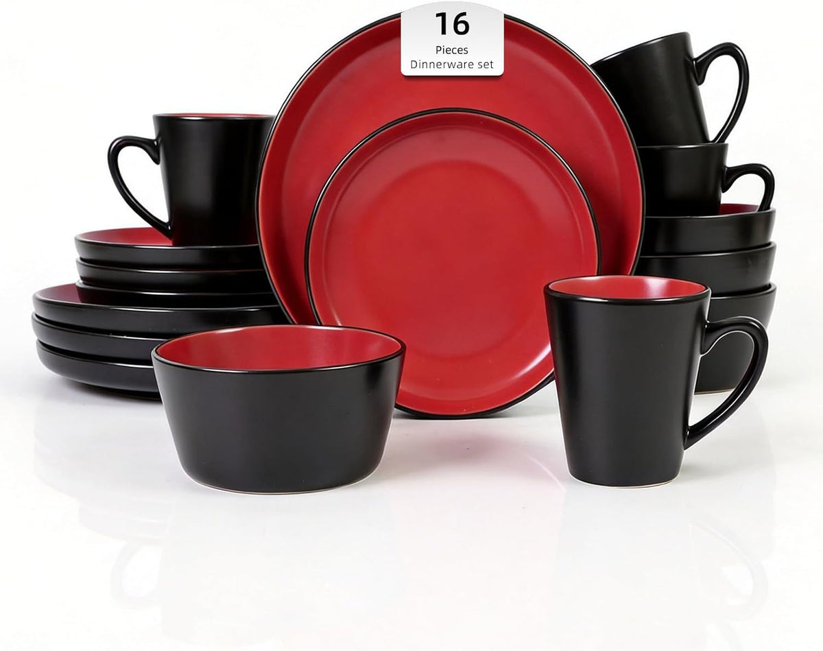 stoneware-dinnerware-set-service-for-4-16-piece-two-tone-handmade-plates-bowls-set-chip-crack-resistant-modern-tableware-red-and-black