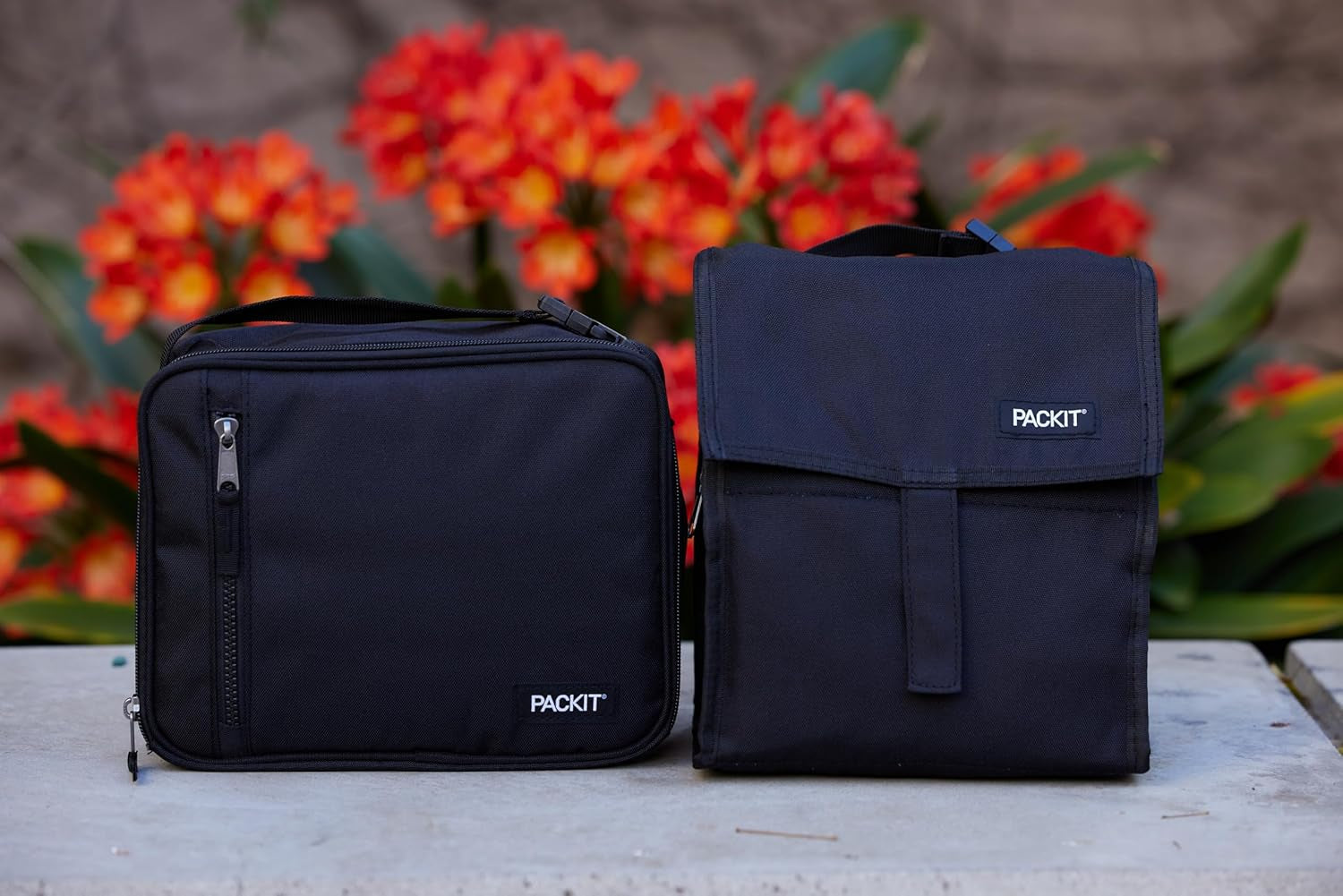 freezable-lunch-bag-black-built-with-ecofreeze-technology-foldable-reusable-zip-and-fold-closure-with-buckle-handle-perfect-for-school-and-office-lunches