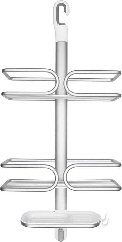 OXO Good Grips 3-Tier Aluminum Shower Caddy, Bathroom Organization11