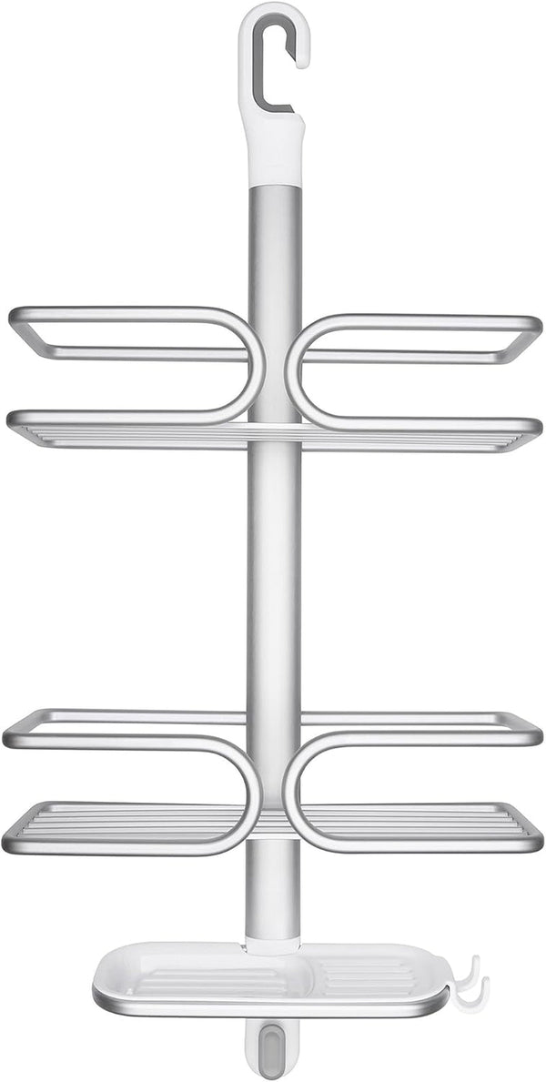 OXO Good Grips 3-Tier Aluminum Shower Caddy, Bathroom Organization11
