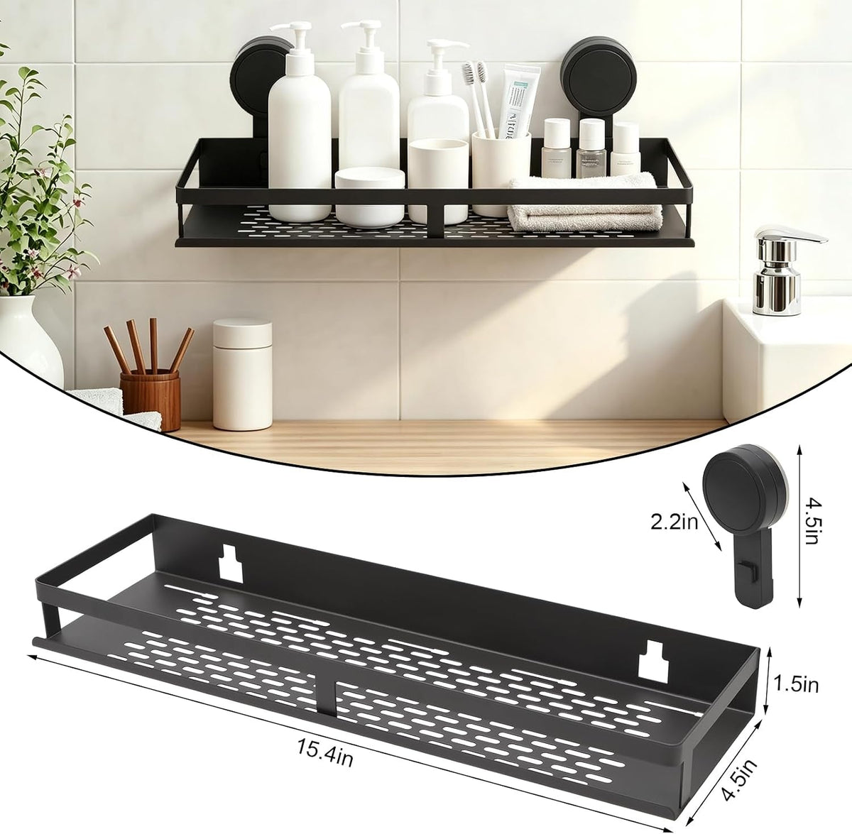 suction-cup-shelf-for-mirror-15-4-inch-no-drill-carbon-steel-rack