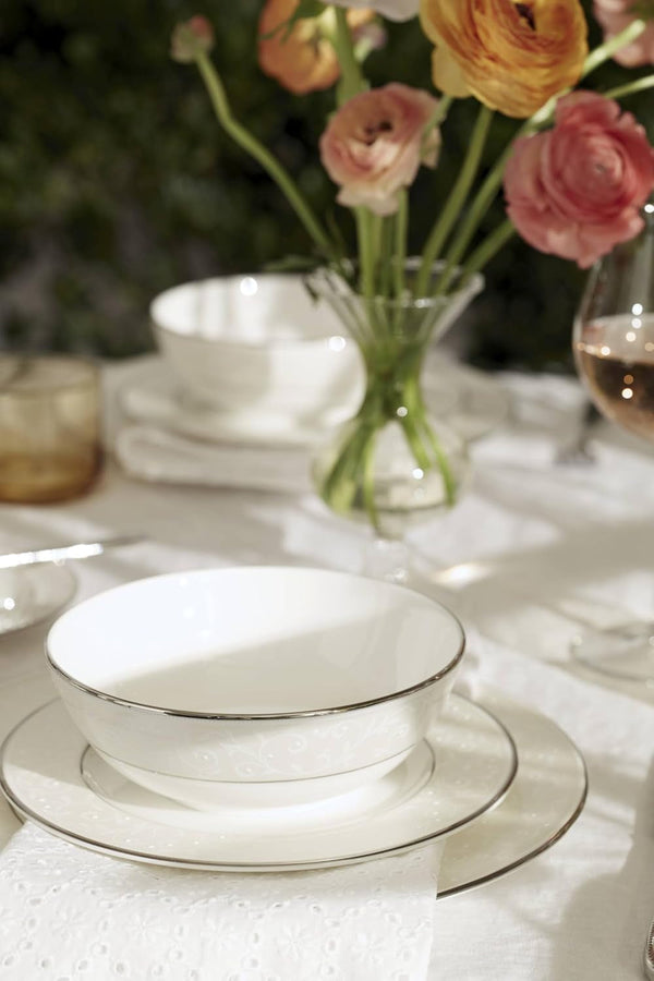 Opal Innocence Bone China 5-Piece Dinnerware Set for 110
