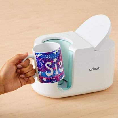 Cricut Beveled Blank Mug to Decorate, White (6 Count) | Ceramic-Coated, Dishwasher & Microwave Safe - Mug Press & Infusible Ink Compatible,12 Oz Sublimation6