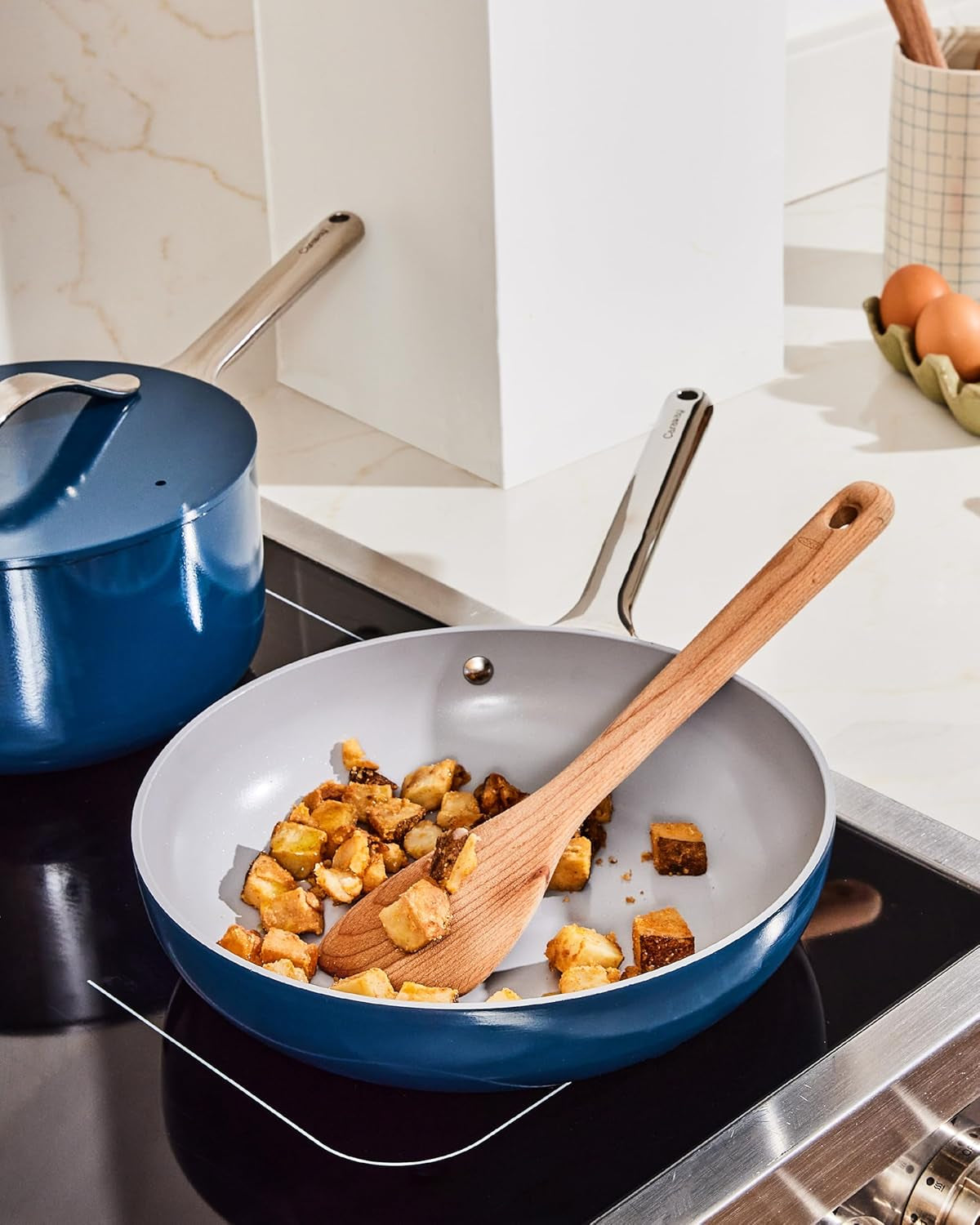 caraway-non-stick-ceramic-frying-pan-with-glass-lid-2-7-qt-10-5-non-toxic-ptfe-and-pfoa-free-oven-safe-and-compatible-with-all-stovetops-gas-electric-and-induction-cream