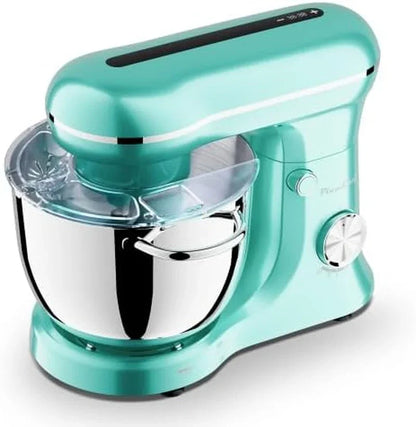 3-IN-1 Electric Stand Mixer,4.8Qt 12 Speeds Tilt-Head Food Mixer with Dough Hook,Whisk & Beater - Large Kitchen Stand Mixers for Baking Bread, Cakes,Perfect Gifts for New Home (Blue-10 Speeds)1