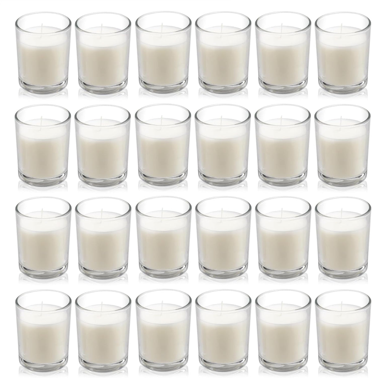 24-pack-warm-white-unscented-clear-glass-filled-votive-candles-hand-poured-wax-candle-ideal-gifts-for-aromatherapy-spa-weddings-birthdays-holidays-party
