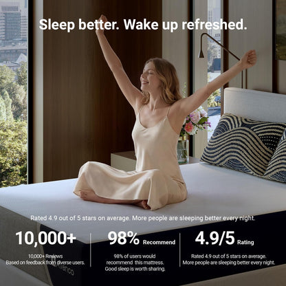 Syncdeep 12 Inch Queen Mattress for Deep Sleep, Memory Foam Mattress3