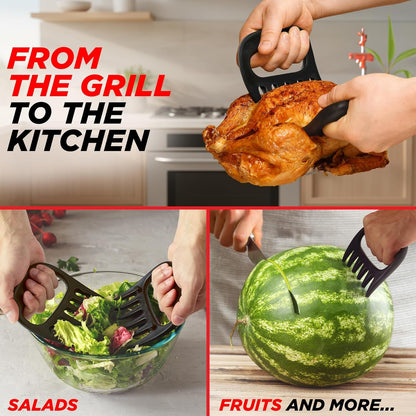 Meat Shredder Claws BBQ Pulled Pork Bear Claws for Shredding | Smoker & Grilling Accessories, Chicken Shredder Tool, Pork Pulling Gift for Men4