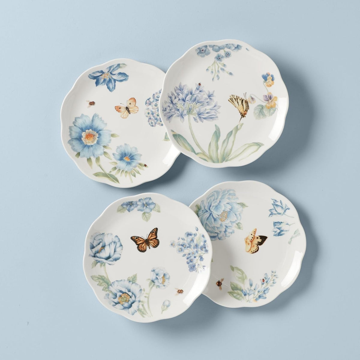 butterfly-meadow-blue-porcelain-dessert-plates-set-of-4