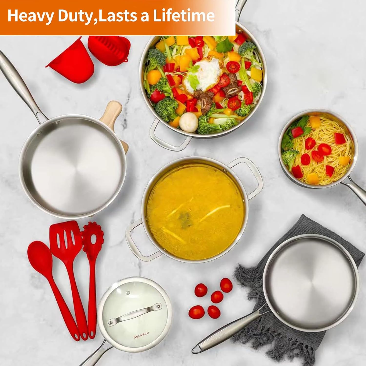 tri-ply-stainless-steel-kitchen-cookware-set-with-lid-14-piece-pot-heats-quickly-and-evenly-compatible-with-induction-gas-electric-and-ceramic-cooktops