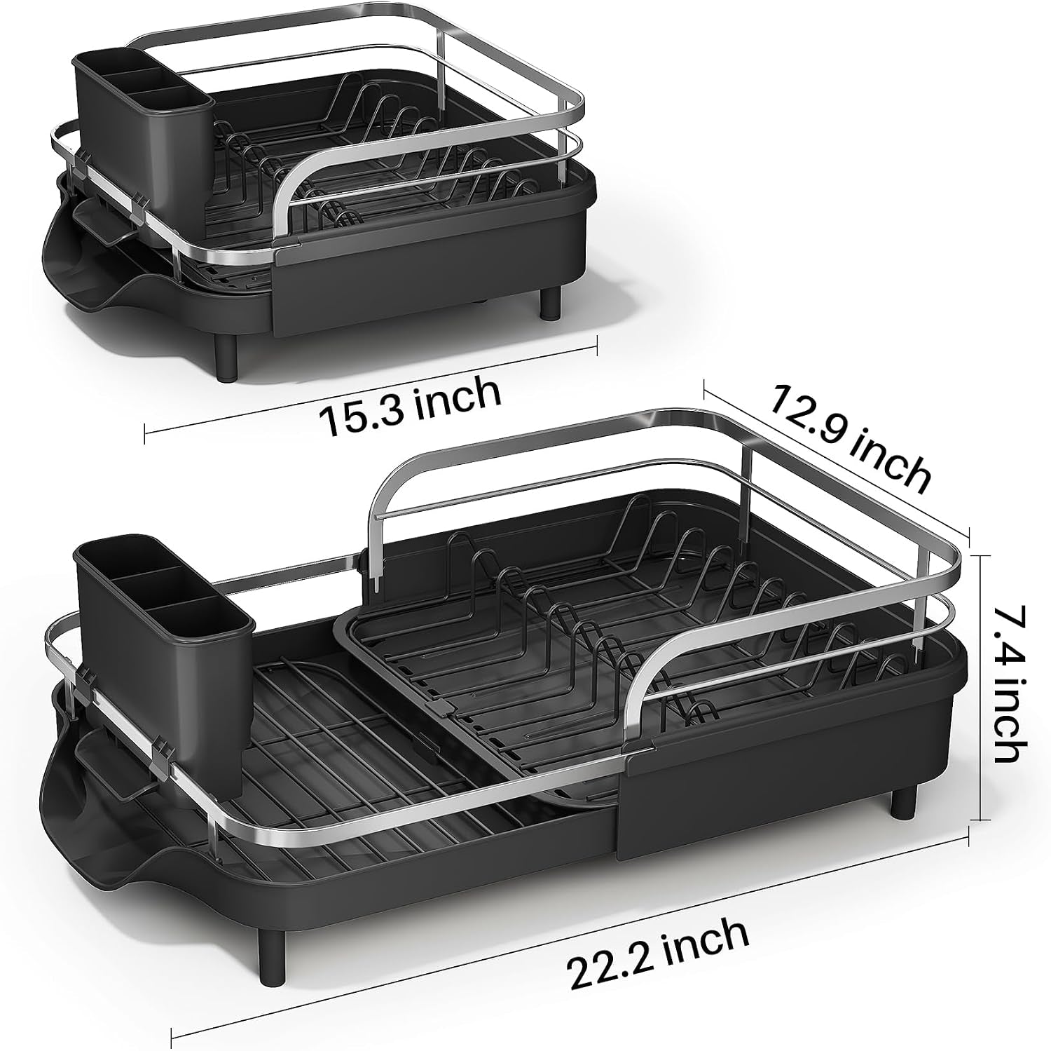 expandable-dish-drying-rack-for-small-kitchen-counter-black