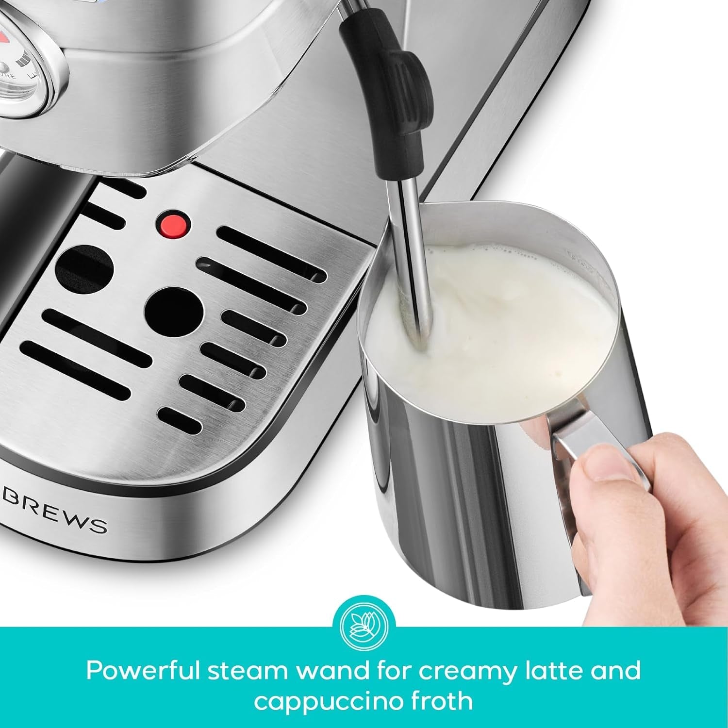 cm5418-compact-espresso-machine-with-milk-frothing-steam-wand-stainless-steel-20-bar-pump-built-in-pressure-gauge-powerful-steam-wand-for-cappuccino-latte-for-home-34oz-water-tank