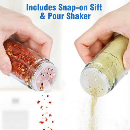 Spice Rack Organizer with Jars for Cabinet(20Pcs), Revolving4