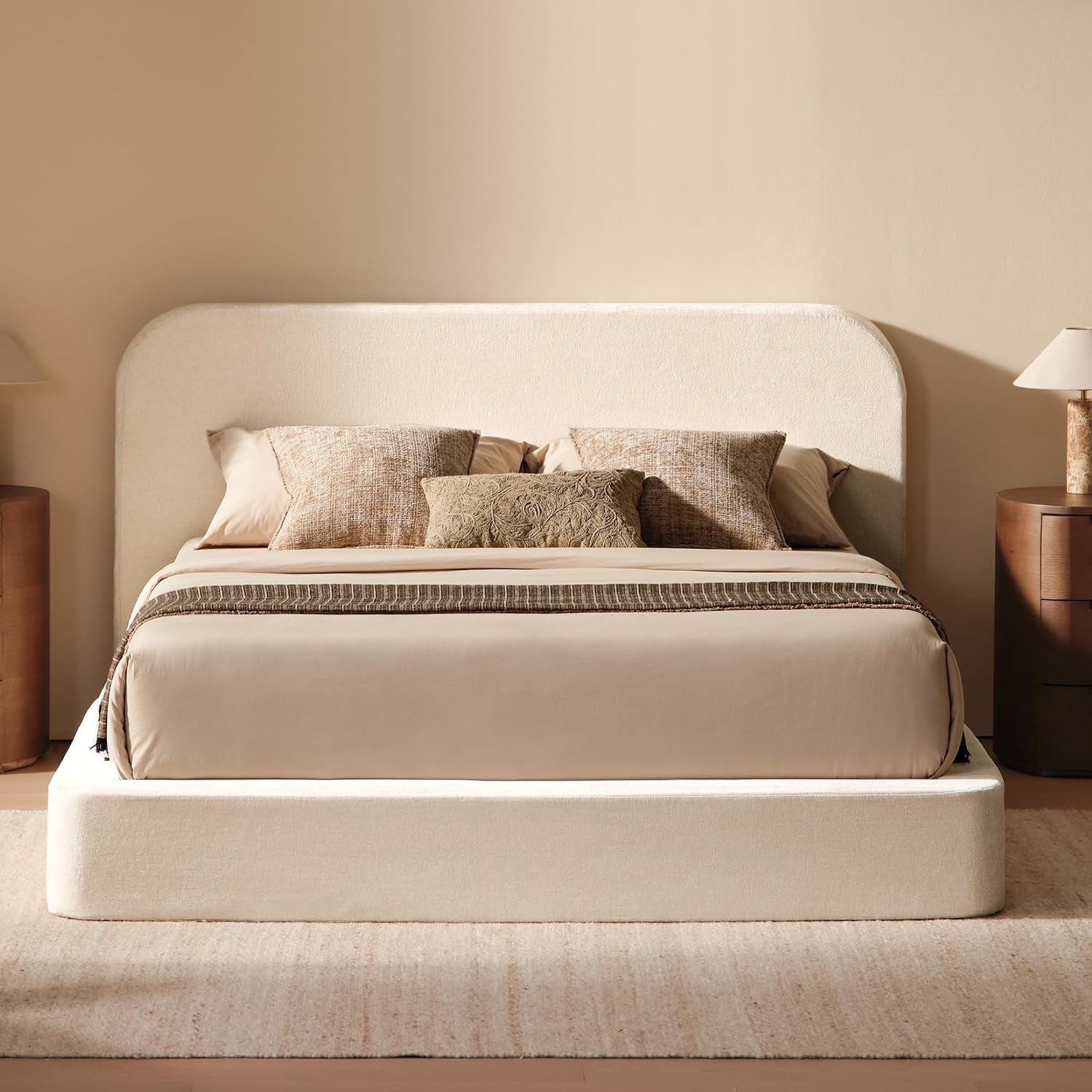 airframe-queen-upholstered-bed-frame-with-rounded-corner-headboard