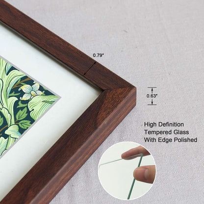 8X10 Picture Frame with Real Glass for Pictures 5X7 with Mat or 8X10 without Mat, Wall Gallery or Tabletop Display Photo Frames,1 Pack,Brown4
