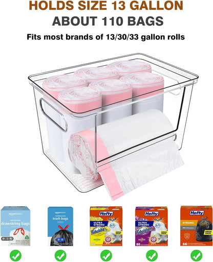 Trash Bag Dispenser 2 Pack - under Sink Organizer, Plastic Bag Holder7