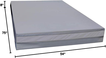 Adult Waterproof Incontinence Mattress – Full 8" Foam Mattress with Sealed Vinyl Cover, Easy Clean, Made in USA2