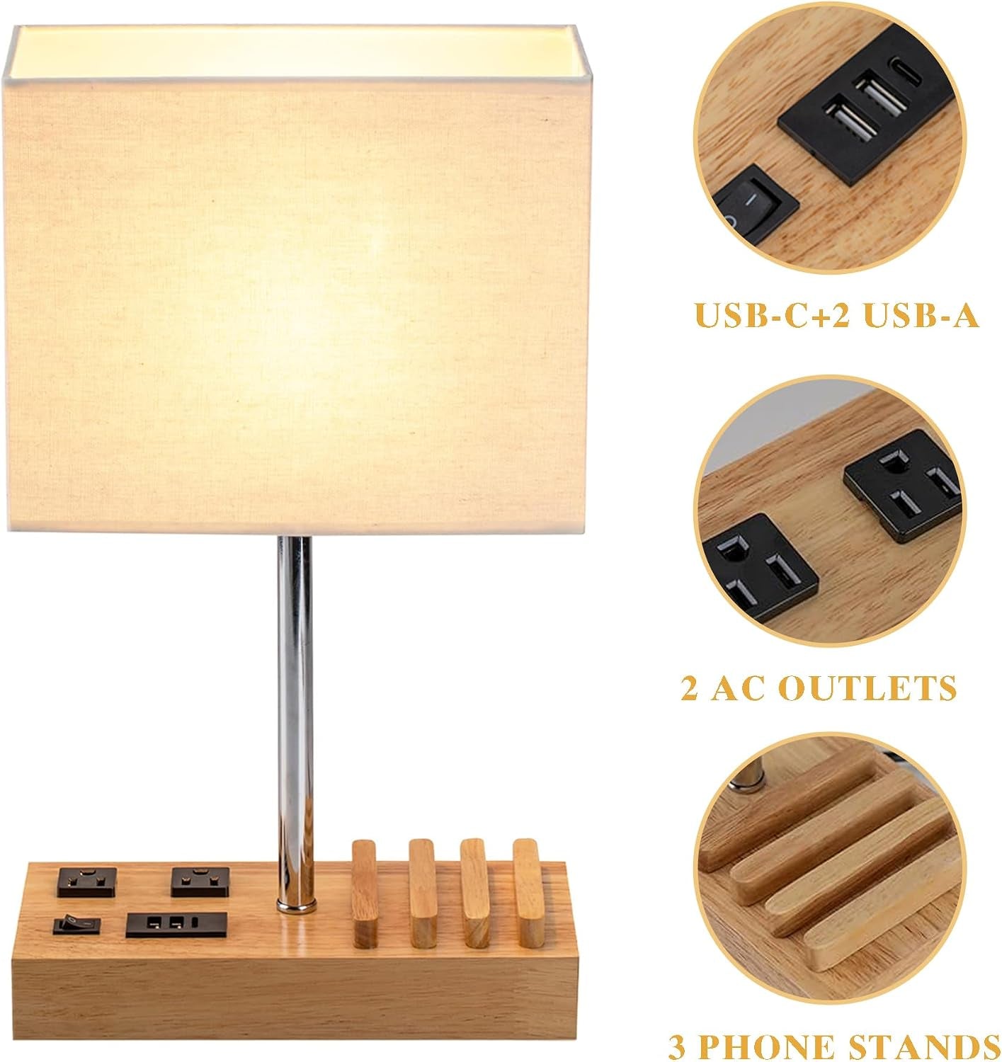 usb-table-lamp-multi-functional-desk-lamp-with-2-ac-outlets-bedside-lamp-with-3-usb-charging-ports-and-wooden-phone-stands-nightstand-lamp-for-bedroom-livingroom-office-natural-wood