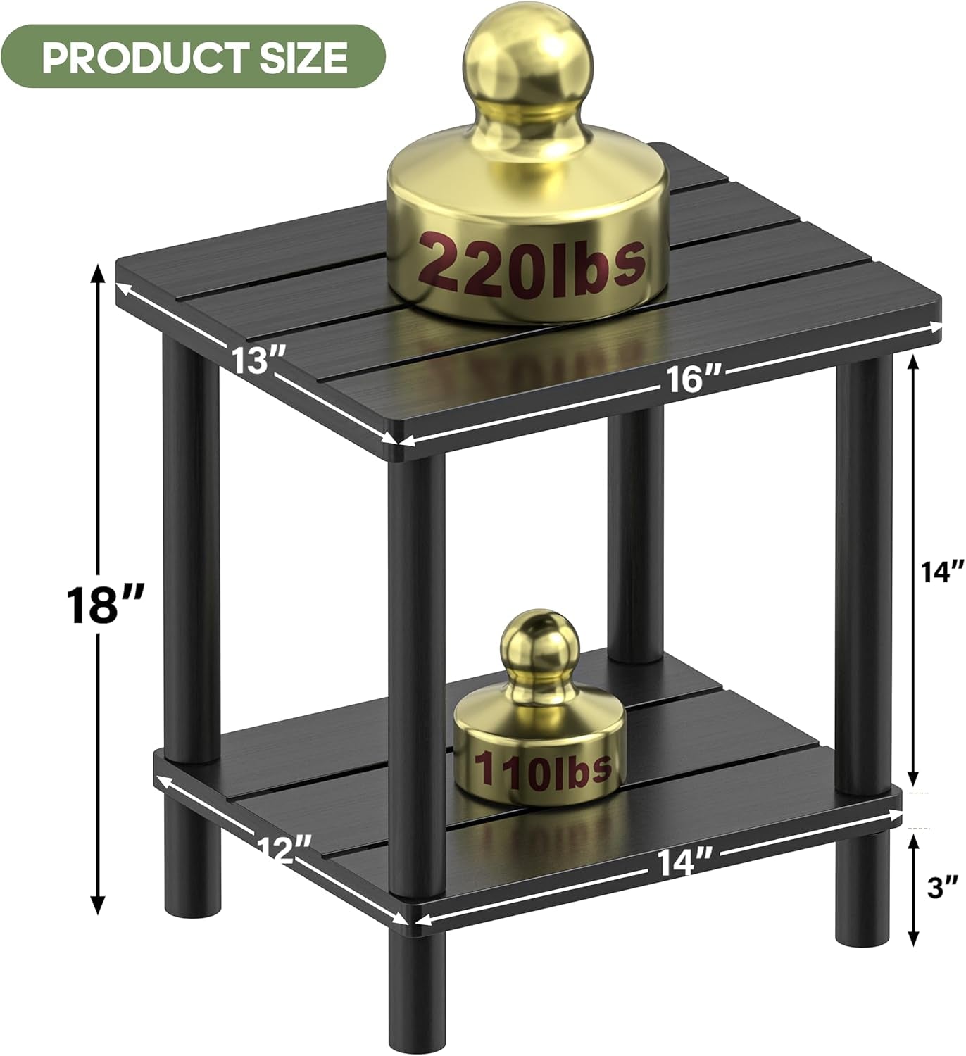 outdoor-side-table-with-2-tier-bamboo-small-patio-adirondack-tables-black-easy-assembly-easy-maintenance-weather-resistant-indoor-outdoor-patio-pool-porch