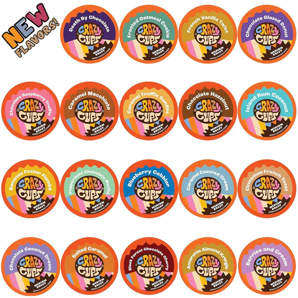 Flavored Coffee in Single Serve Coffee Pods - Flavor Coffee Variety Pack for Keurig K Cups Machine, 20 Count1