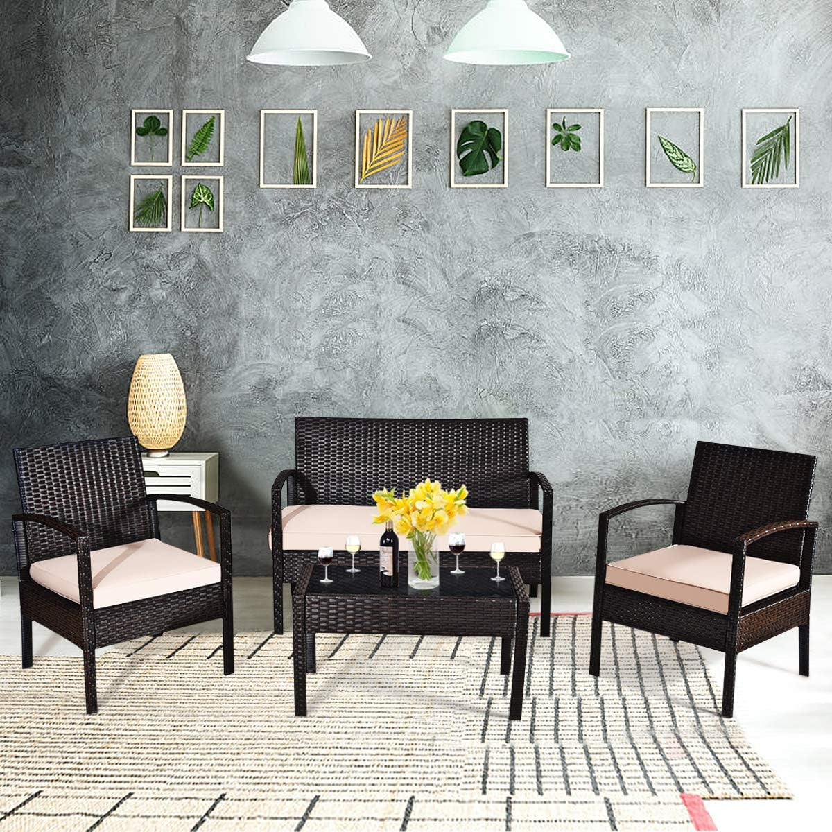 4-pcs-patio-rattan-conversation-furniture-set-cushioned-seat-glass-tabletop