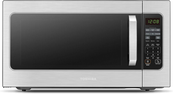 Large Countertop Microwave Oven with Smart Sensor, 2.2 Cu.Ft, 1200W | Smart Humidity Sensor, 6 Auto Menus, Auto Defrost, ECO Mode, Mute Option, 16.5" Memory Turntable, Stainless Steel1
