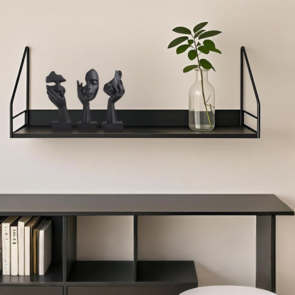 3 Pcs Thinker Small Statue Set - Black Art Abstract Home Accent Figurines for Decor Bedroom, Shelves, Living Room Coffee Table, Office Desktop (3 Pcs Black, 6")7